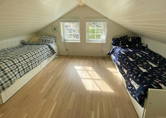 別荘 Modern Captain's House On Beautiful Skatoy *